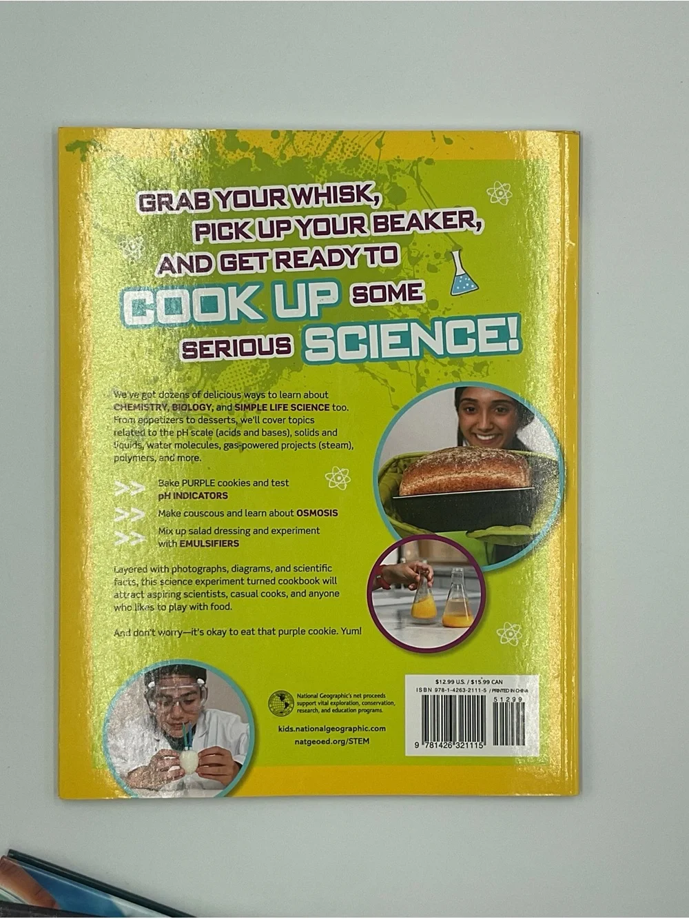 Kid Book lot x3 Edible Science Experiments Kate the Chemist Cookbook Scientists